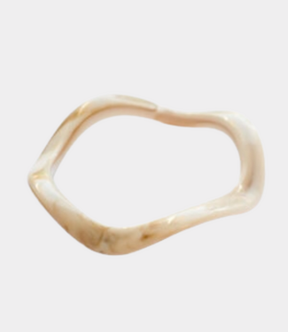Label Kiki White wave bracelet