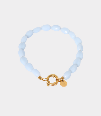 Label Kiki Shades of blue bracelet gold
