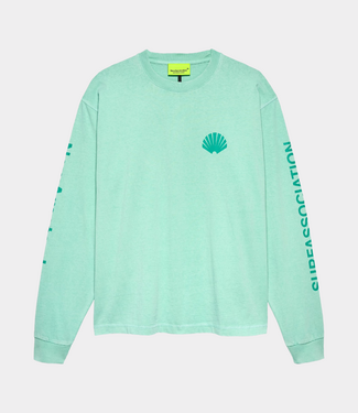 New Amsterdam logo longsleeve ocean wave/sea green
