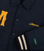 Mercer The Varsity Jacket Polo Blue – College Varsity Jacket