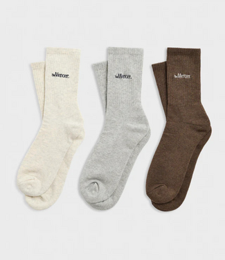 Mercer The Mercer Melange 3-pack sock multicolor