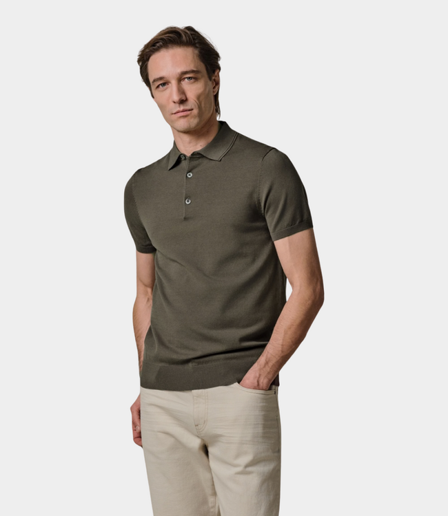 Profuomo polo ss brown