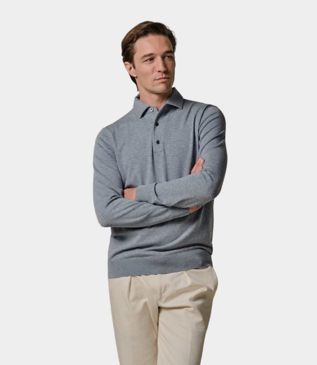 Profuomo polo onepiece ls blue