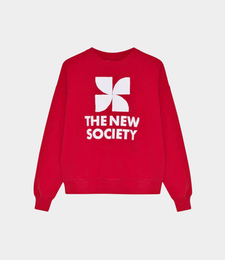 The New Society Logo sweat tulip red