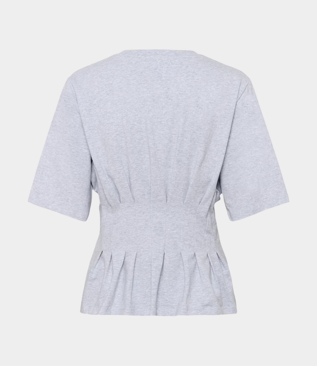 Gestuz GZinez tee Ultra light grey mélange