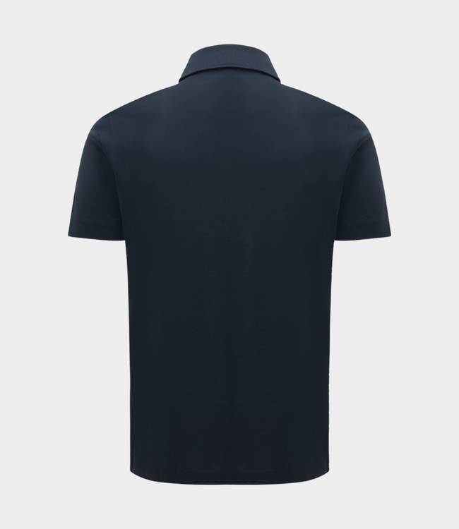 Gentiluomo polo 2 buttons ss dark navy