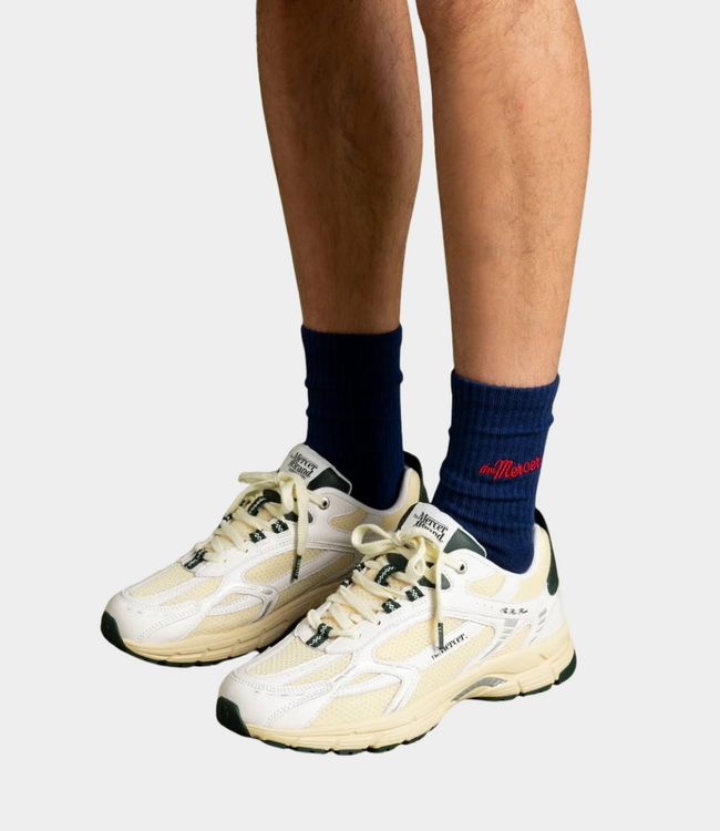 Mercer The re-run vintage nappa white green