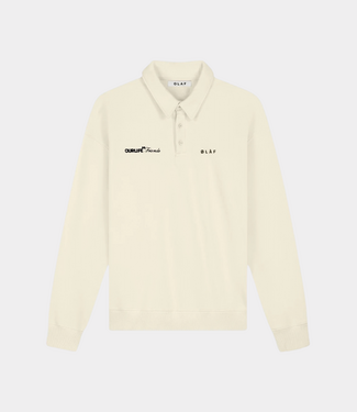 Olaf Script friends oversized polo offwhite