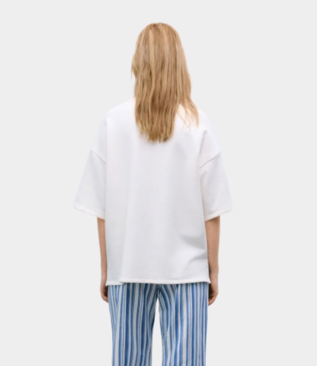 The New Society Ivy sweat tee ecru