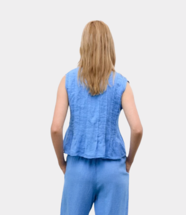 The New Society Melissa blouse vista blue