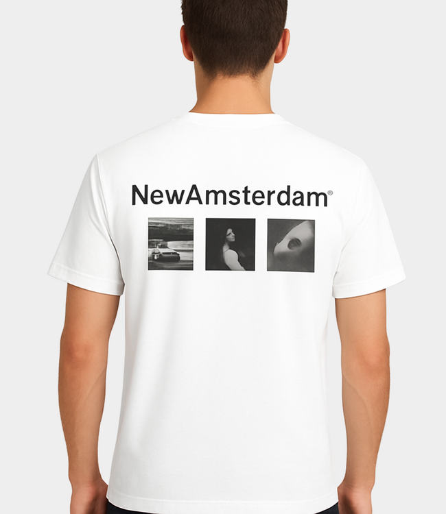 New Amsterdam photo tee white