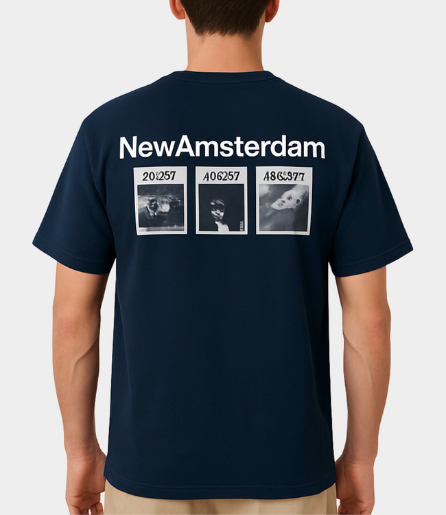 New Amsterdam photo tee navy blazer