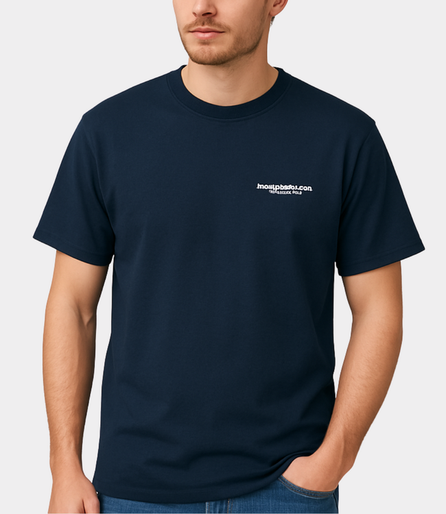 New Amsterdam photo tee navy blazer