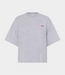 Gestuz Sweat tee Ultra light grey mélange