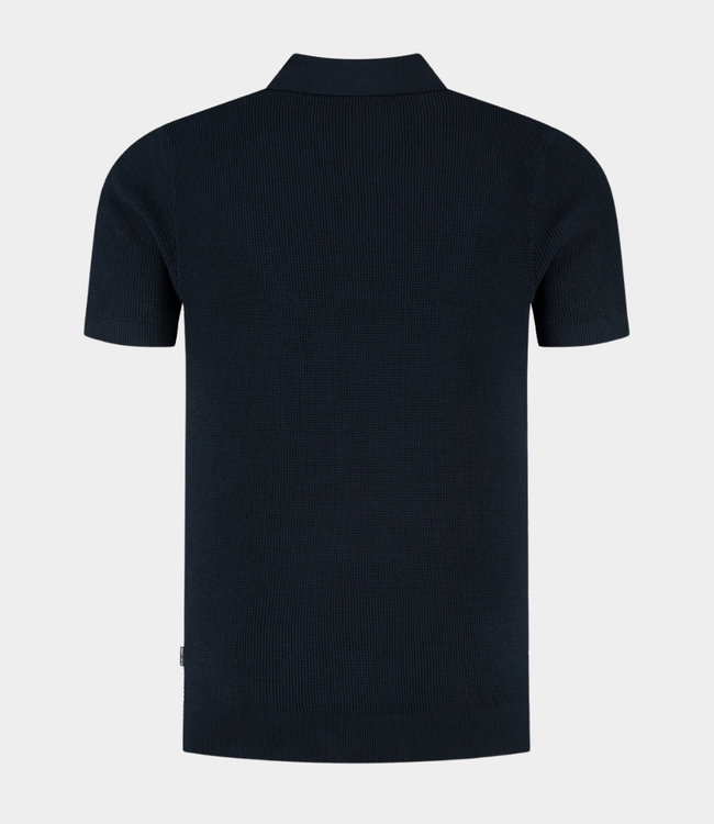 Saint Steve Sietse polo dark navy