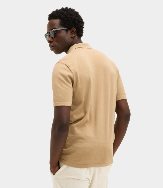 Goodpeople plan polo s/s terracotta