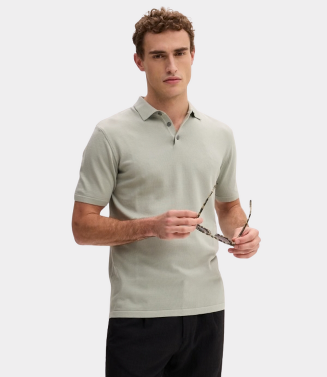 Goodpeople plan polo s/s mint green