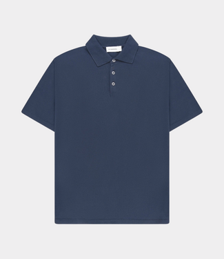 Goodpeople plan polo s/s stone blue