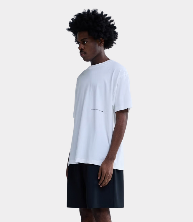 New Amsterdam hibiscus tee washed white