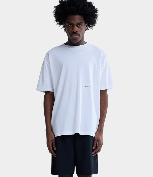 New Amsterdam hibiscus tee washed white