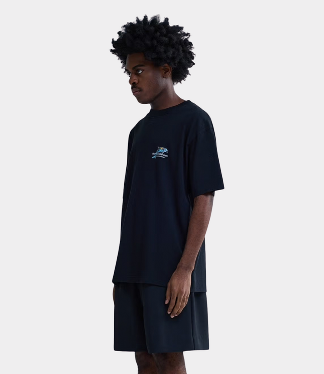 New Amsterdam dolphin tee black