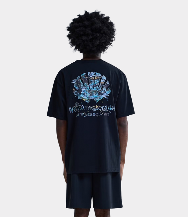 New Amsterdam dolphin tee black