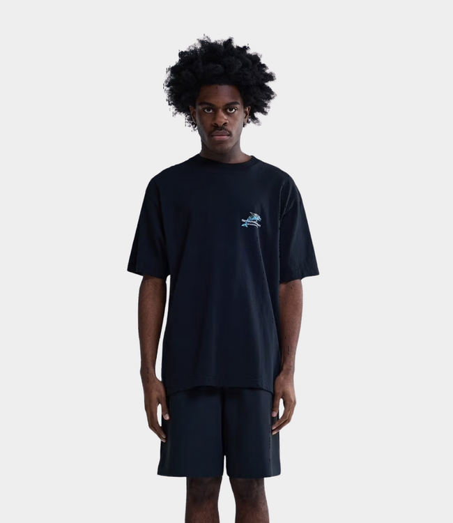 New Amsterdam dolphin tee black