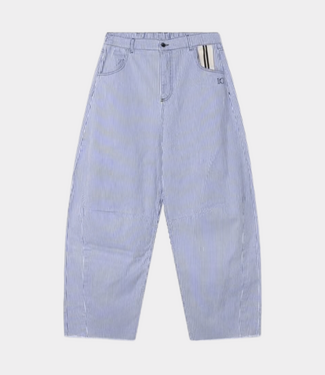 10Days Western pants stripes white/blue