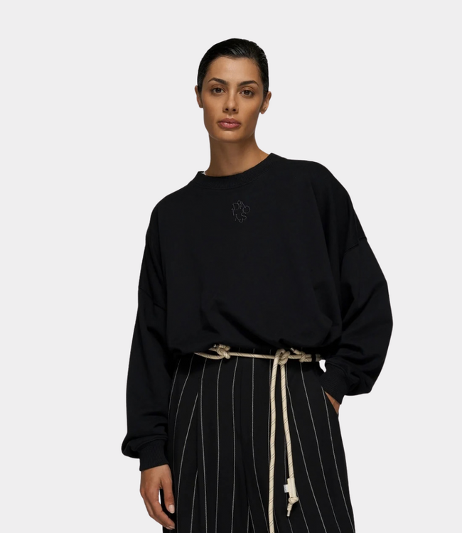 10Days Sweater pleat black