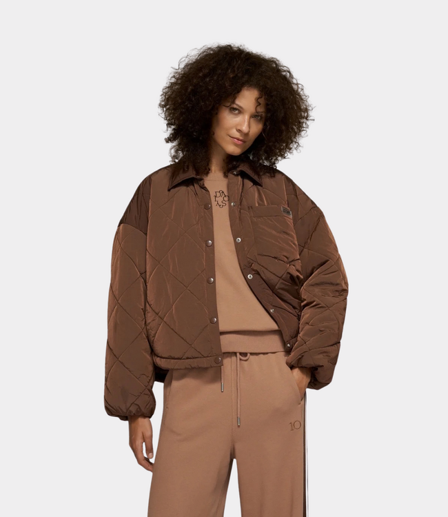 10Days Padded jacket dark truffle