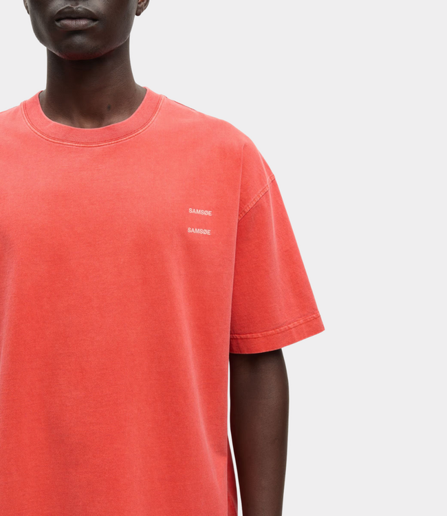Samsoe Samsoe Sajoel t-shirt aurora red
