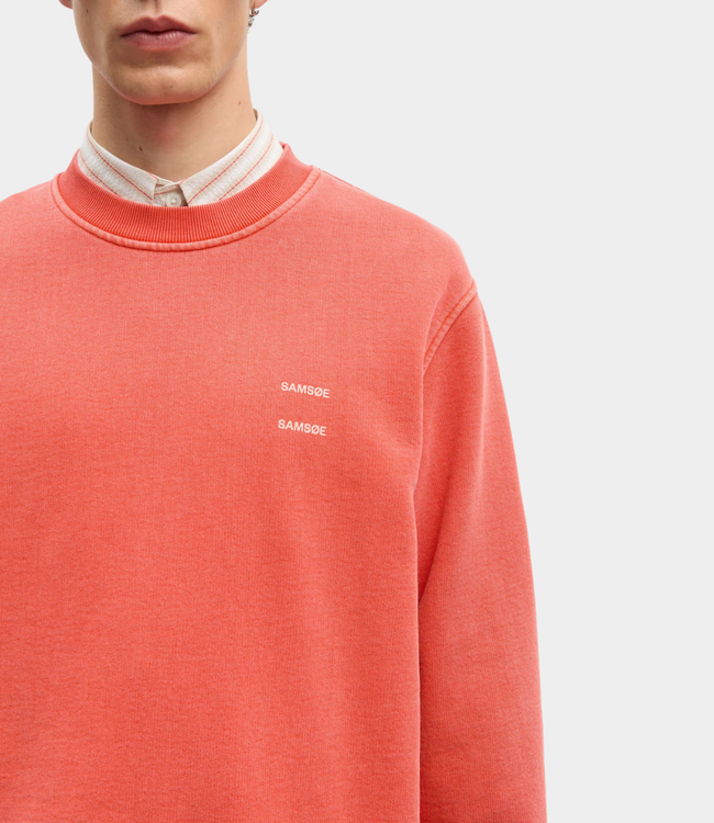 Samsoe Samsoe Sajoel sweatshir aurora red