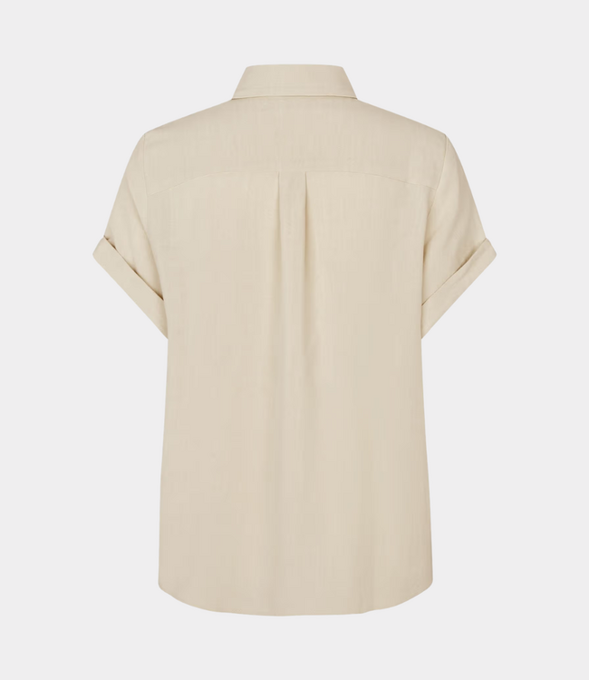 Samsoe Samsoe Samajana ss shirt bone white mel.