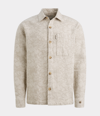 Cast Iron Shirt jacquard white onyx