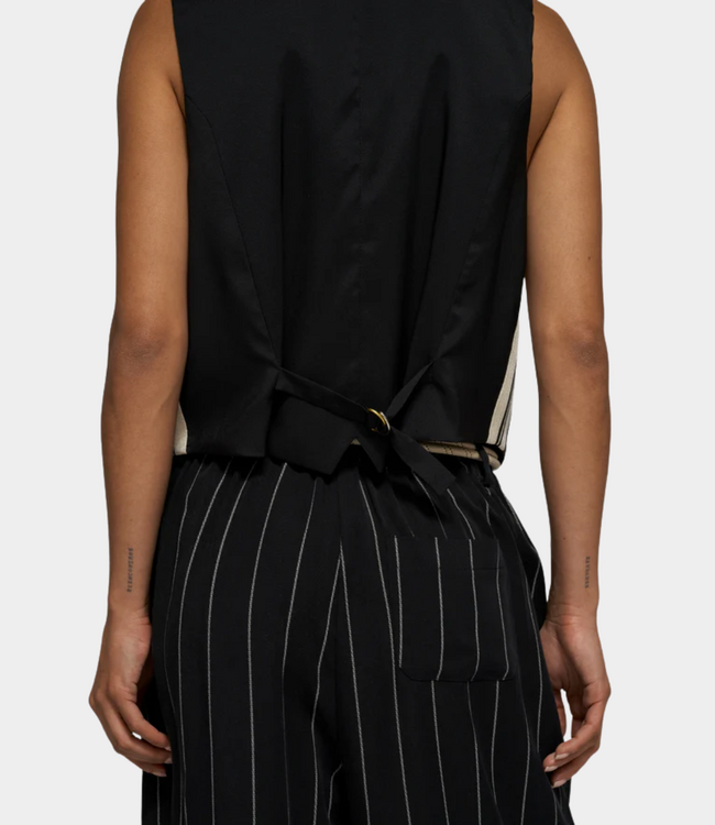 10Days Gilet pinstripe black
