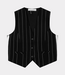 10Days Gilet pinstripe black