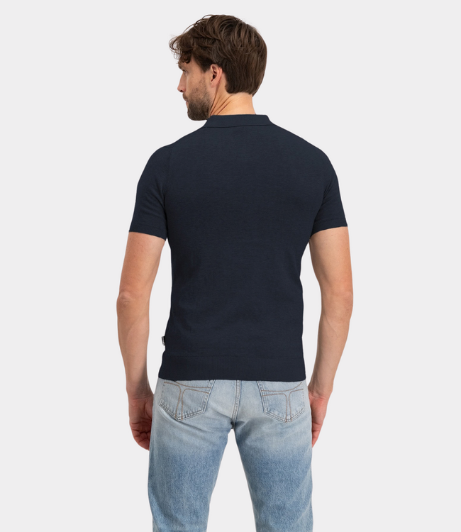Saint Steve Chris polo dark navy