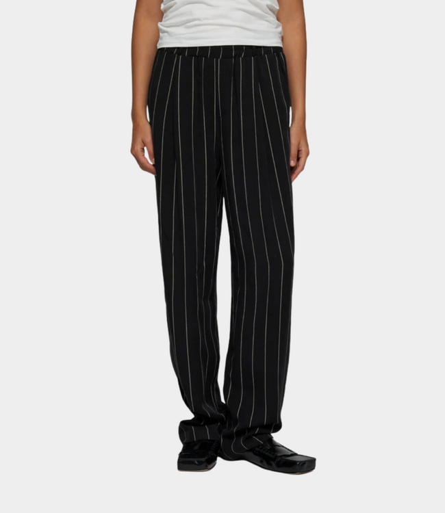10Days Flowy pants pinstripe black