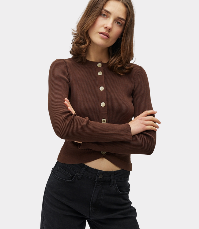 MbyM Arietty-m louc knit chocolate brown