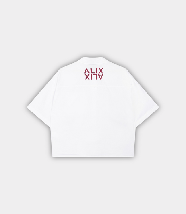 Alix the Label Clean poplin blouse soft white