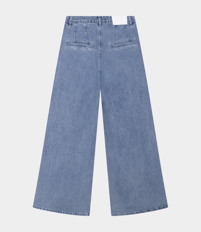Alix the Label Denim wide pants light blue denim