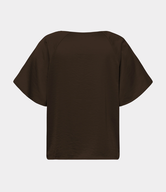 MbyM Damik-m quill blouse chocolate brown