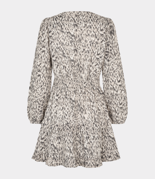 MbyM Shinya ls-m lynx print dress lynx print grey