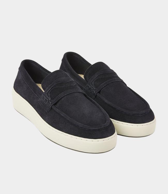 Nubikk Jiro Gatsby Shoe Navy Suede – Heren Loafer van Premium Suède