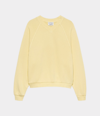 Catwalk Junkie Sweater with vneck mellow yellow