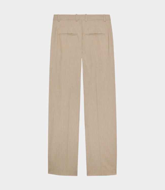 Catwalk Junkie Pinstripe tapered trousers cement