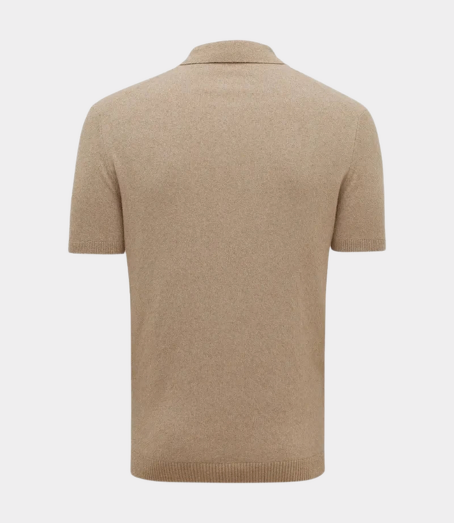 Gentiluomo Polo 3 buttons ss brown