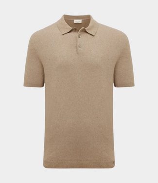 Gentiluomo Polo 3 buttons ss brown