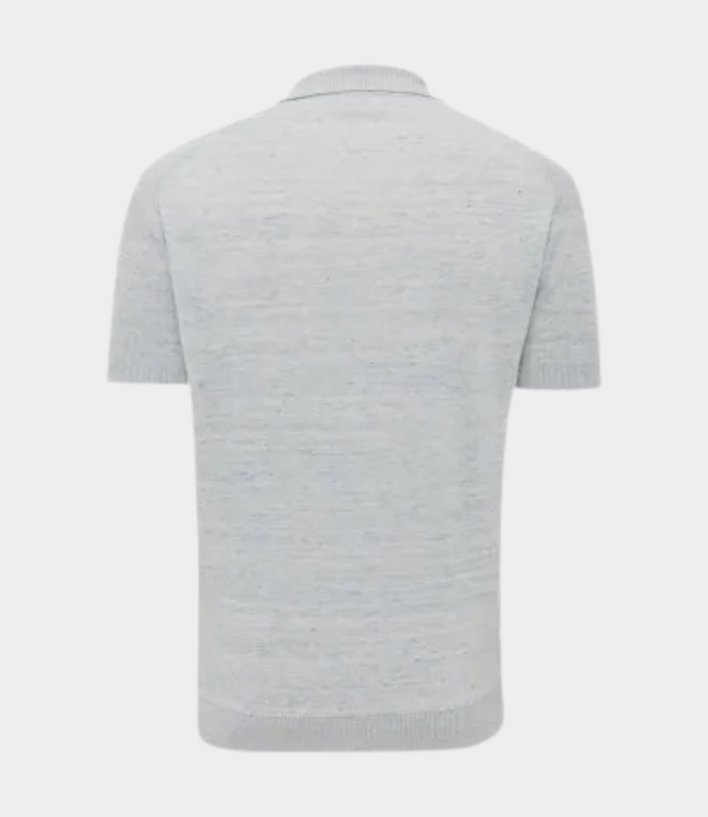 Gentiluomo Polo no buttons ss light blue