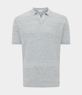 Gentiluomo Polo no buttons ss light blue